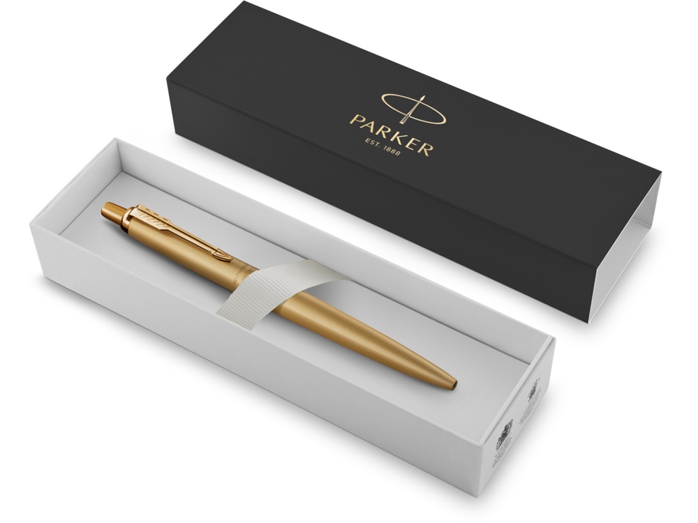 Шариковая ручка Parker Jotter XL SE20 Monochrome в подарочной упаковке, цвет: Gold, стержень Mblue-1