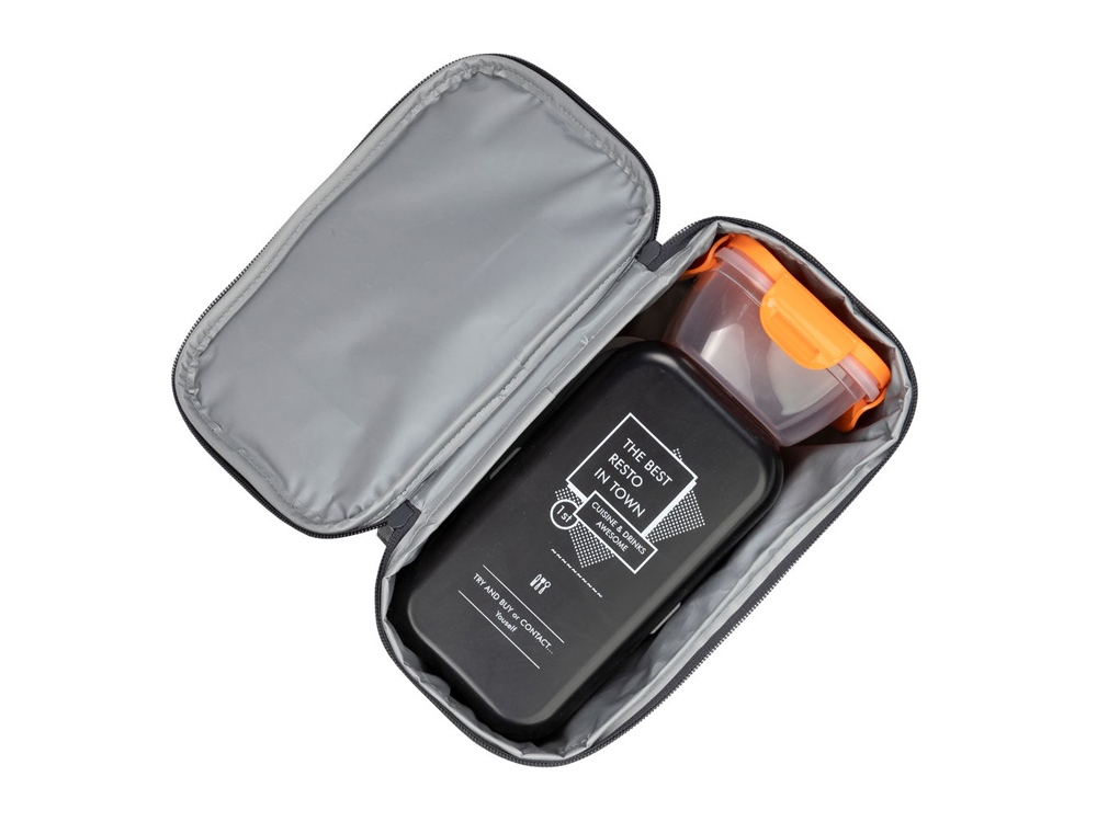 RESTO 5503 grey Изотермическая сумка для ланч боксов, 6 л, /12-10