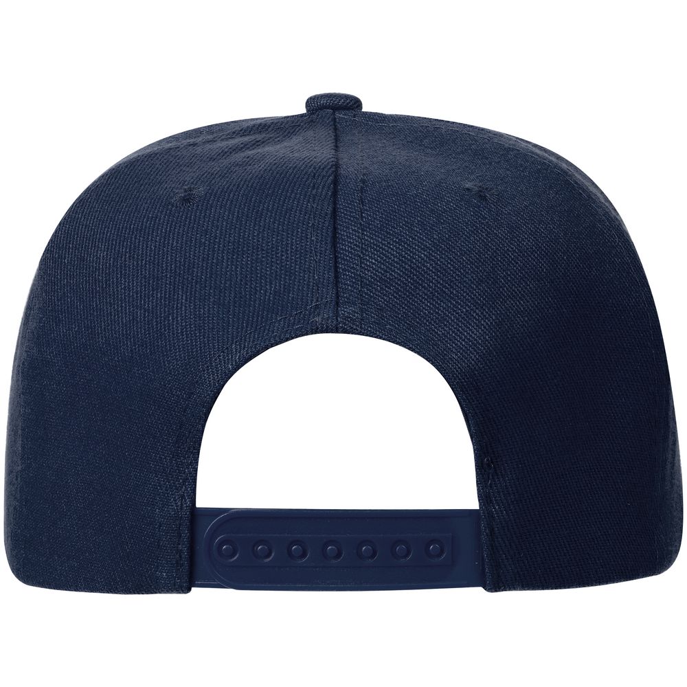 Бейсболка Snapback с прямым козырьком, темно-синяя-2