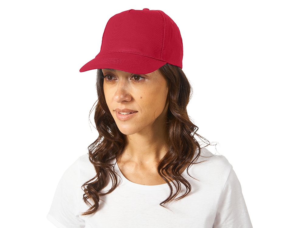 Бейсболка Memphis 5-ти панельная, красный-2