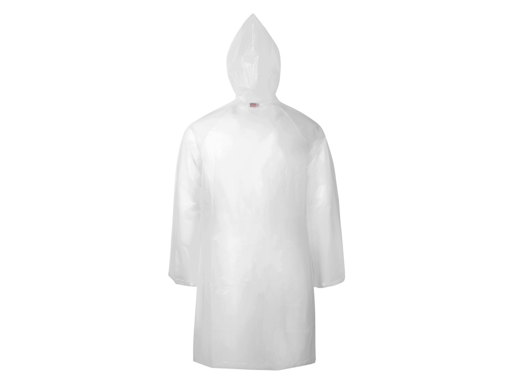 Дождевик Hawaii c чехлом унисекс, бесцветный полупрозрачный-3