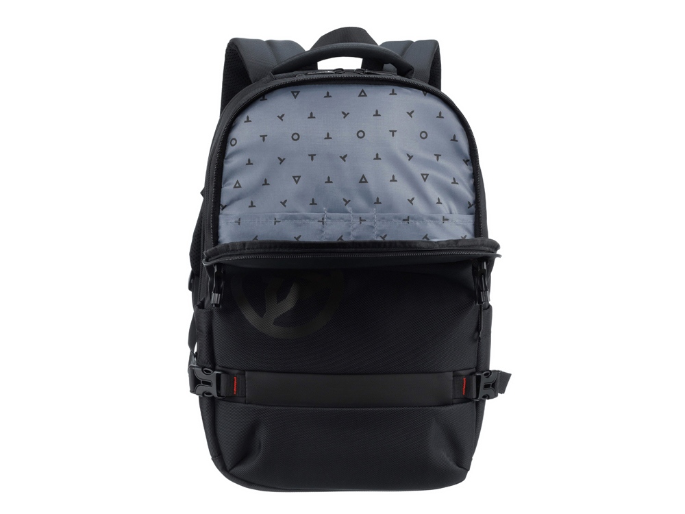 Рюкзак TORBER ВОЯЖ с отделением для ноутбука 18'', черный, полиэстер 900D, 34х16х47 см, 20 л-5