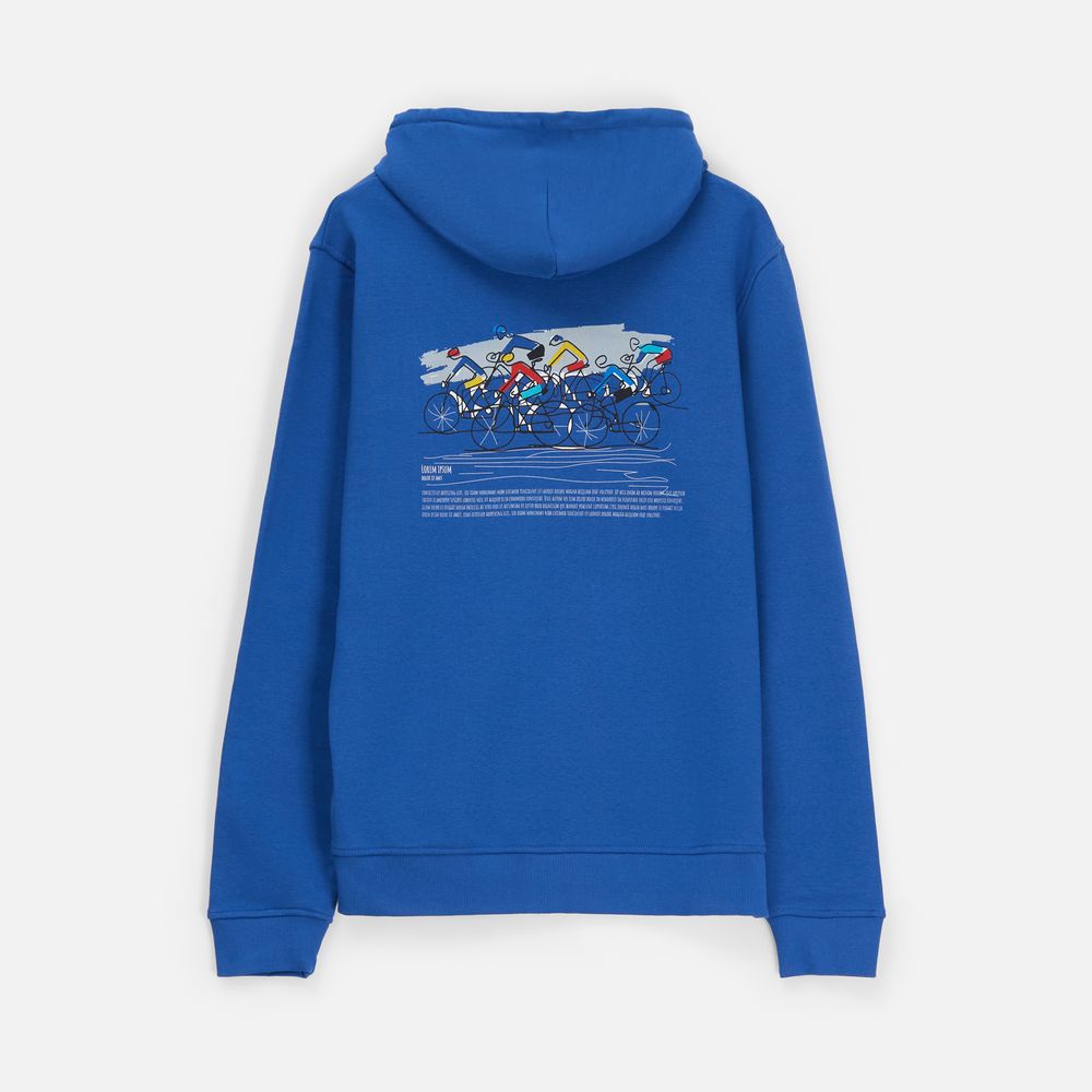 Толстовка унисекс Calipso, ярко-синяя (royal)-5