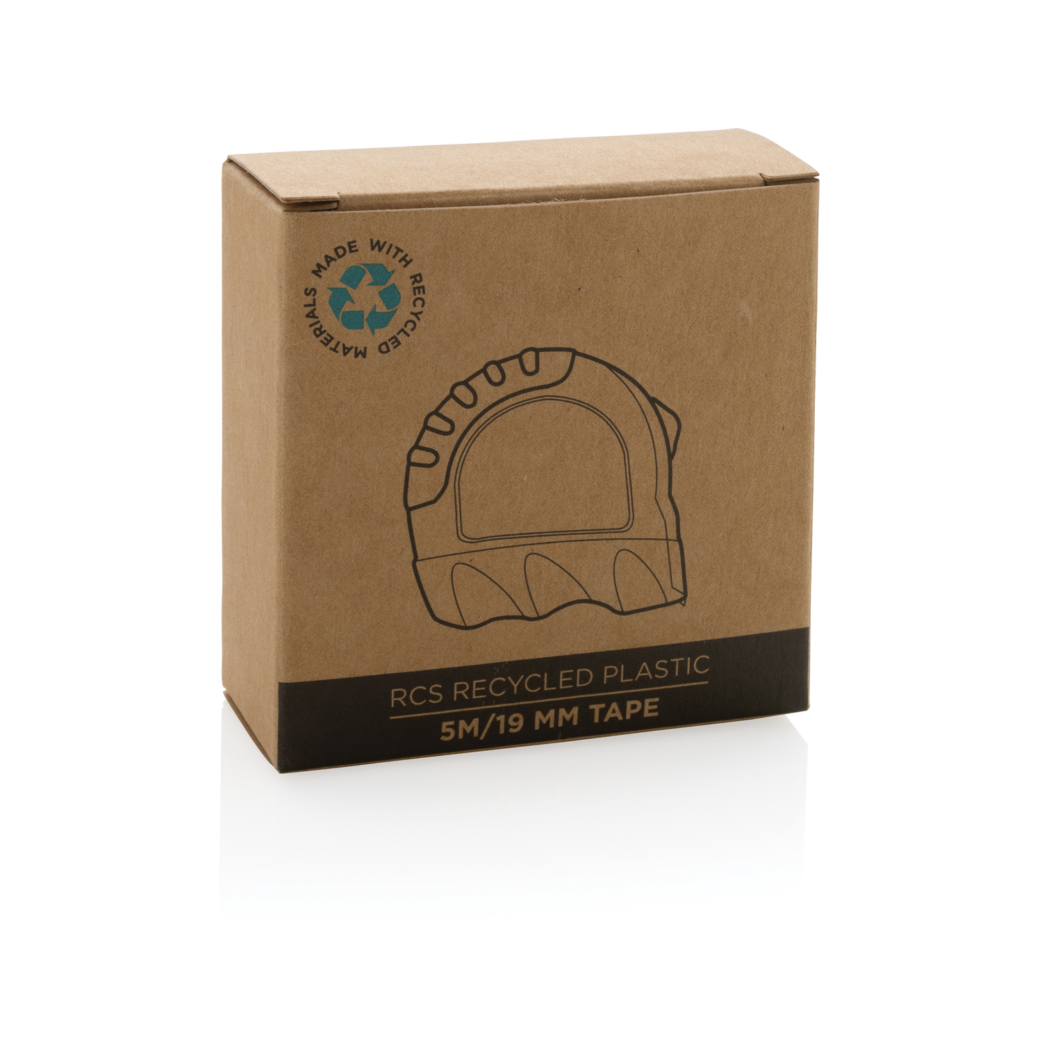 Рулетка из переработанного пластика RCS, 5м/19 мм-8