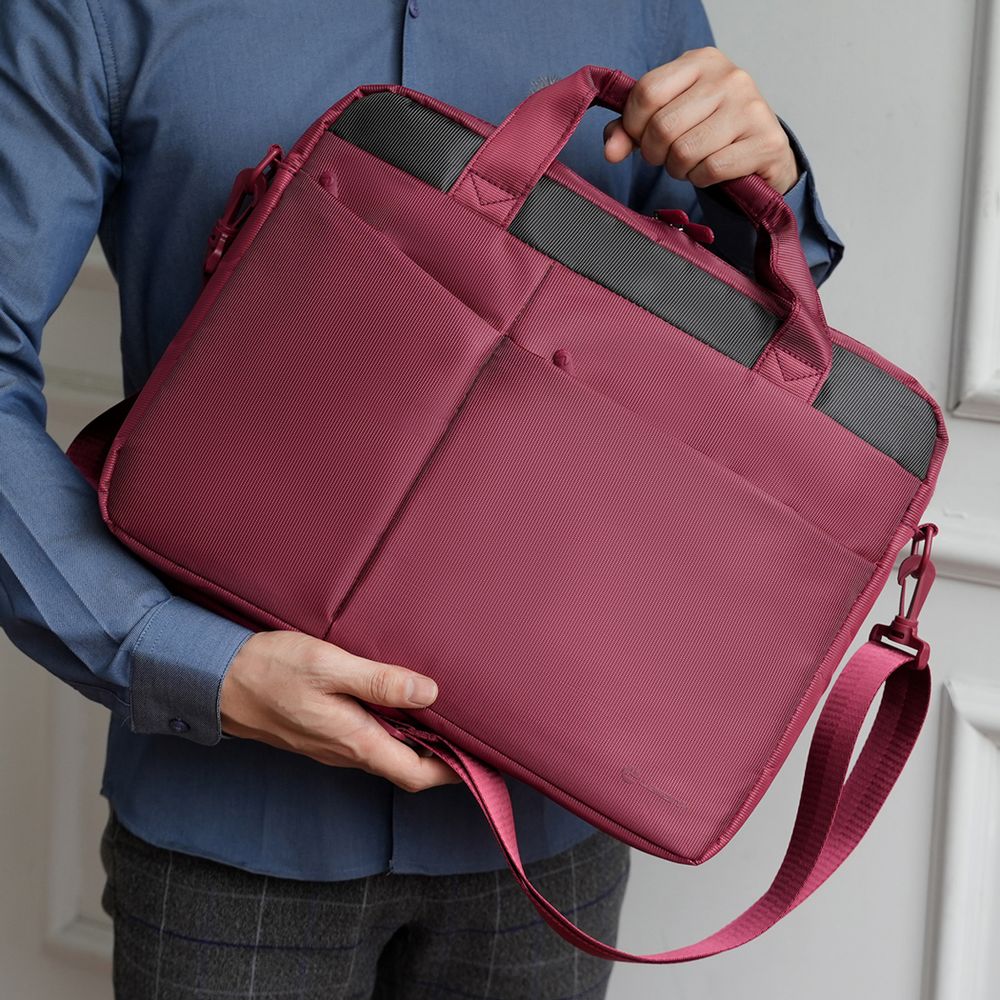 Сумка для ноутбука L245, бордовая-7