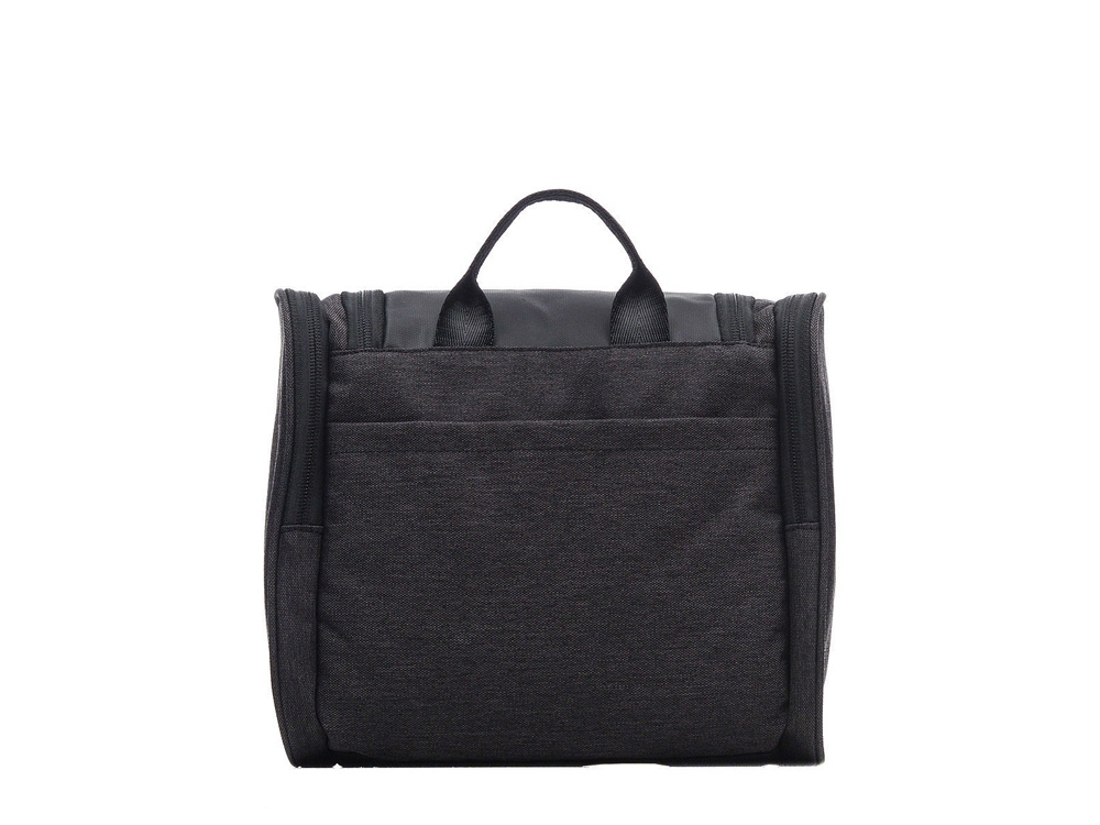 Несессер дорожный BUGATTI Universum, графитовый, полиэстер меланж/тарпаулин, 23,5х12х22,5 см, 7 л-7