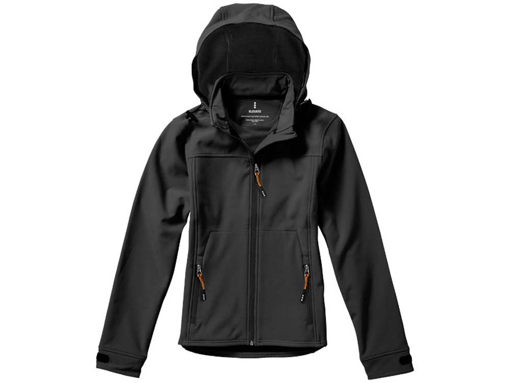 Куртка софтшел Langley женская, антрацит-6