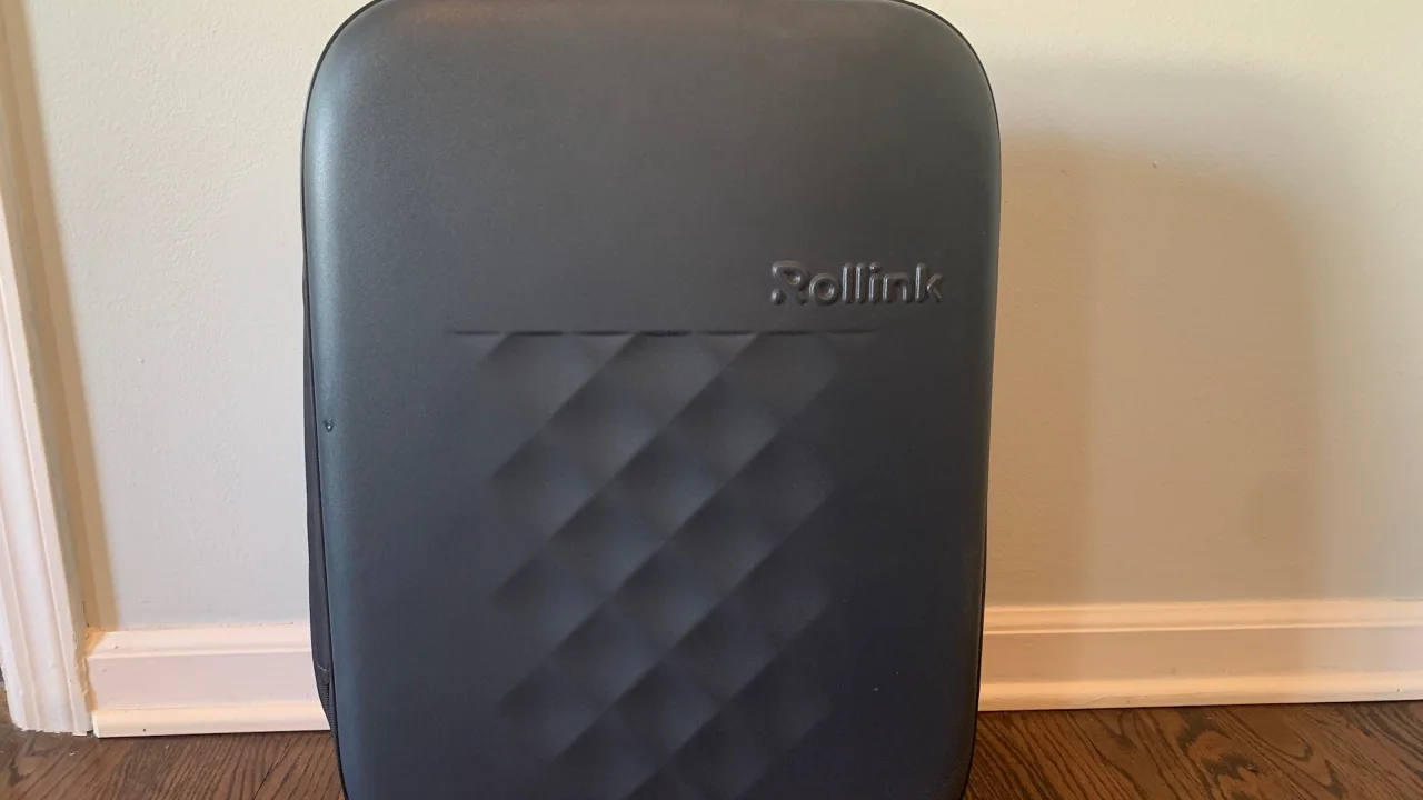 Чемодан складной Rollink Vega II 55x40x20 см, 2 колеса, черный-10