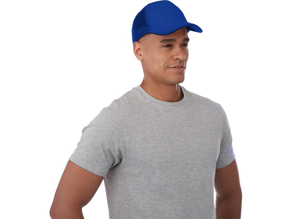 Бейсболка Trucker, ярко-синий-3