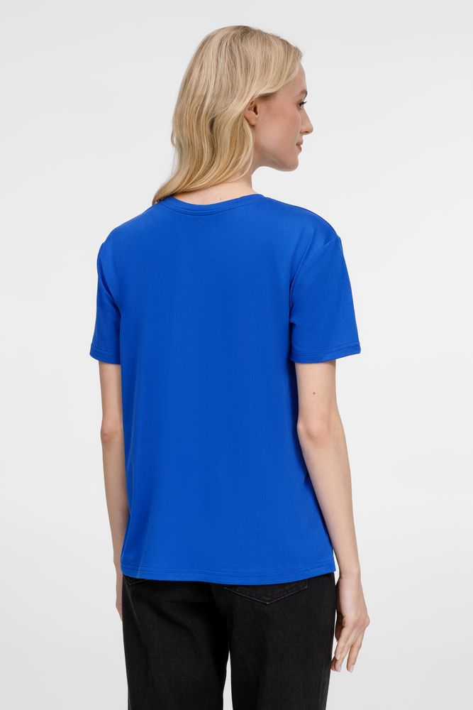 Футболка унисекс Senti, ярко-синяя-3