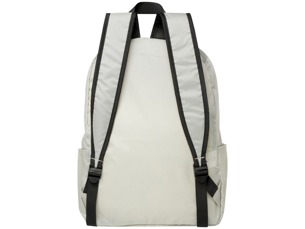 Складной рюкзак EcoFold объемом 15 л из переработанного ПЭТ-пластика - Sandstone-2