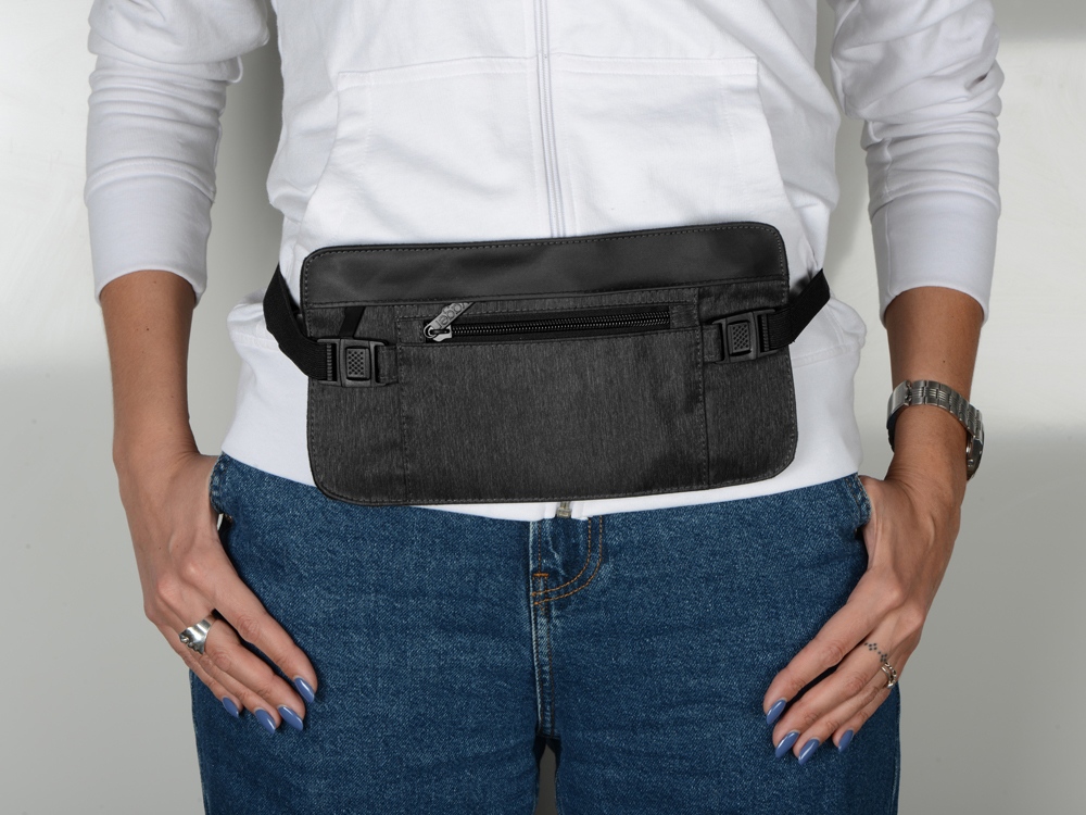 Сумка на пояс District, темно-серый-6
