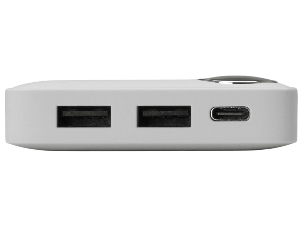 Внешний аккумулятор с дисплеем Mild, 10 000 mAh, белый-6