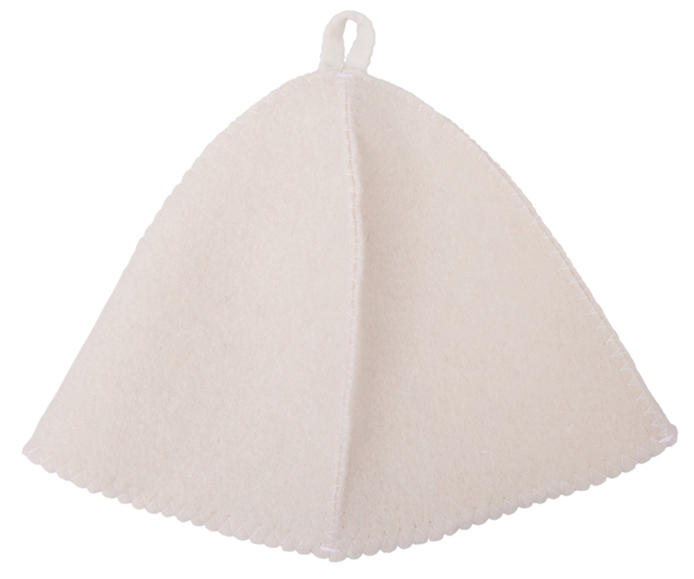 Шапка для бани и сауны Healing, белая-3