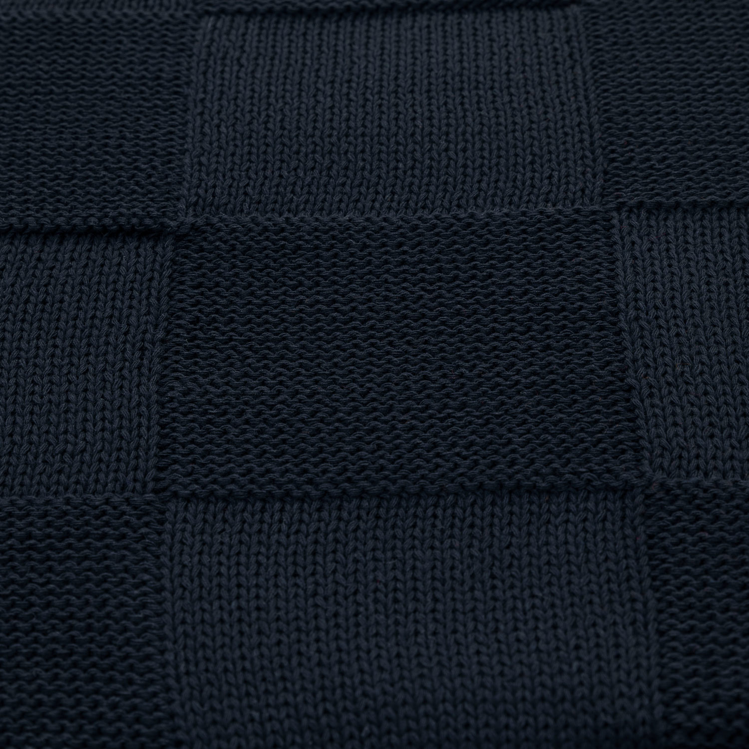 Плед Cella вязаный, синий (без подарочной коробки)-5