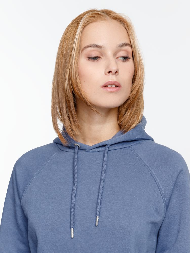 Толстовка унисекс Stellar, синяя-6