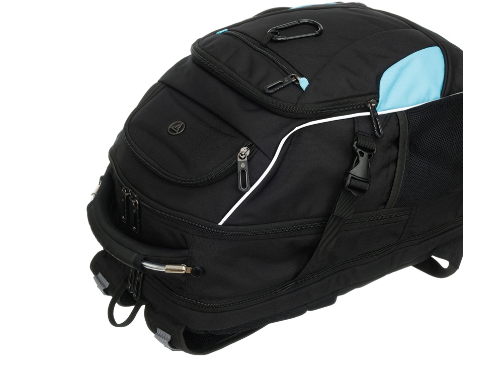 Рюкзак TORBER XPLOR с отделением для ноутбука 15, чёрный, полиэстер 900D, 34x22x46 см, 34л-4