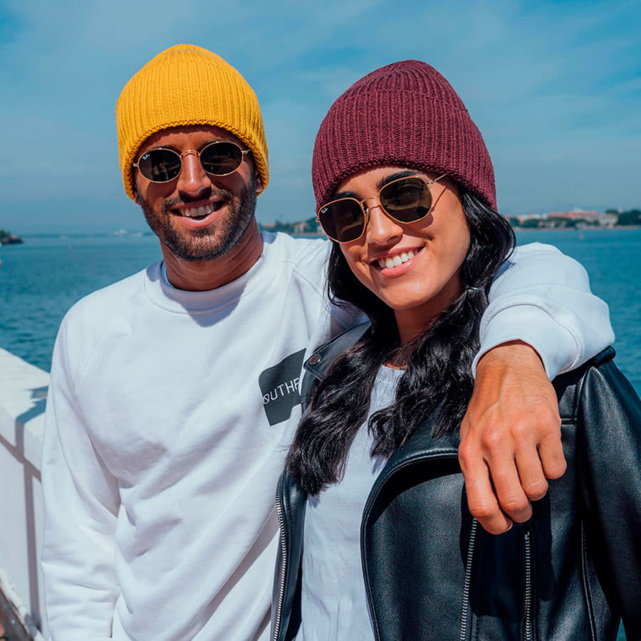 Шапка OAK рельефная из пряжи Polylana®, черный-3