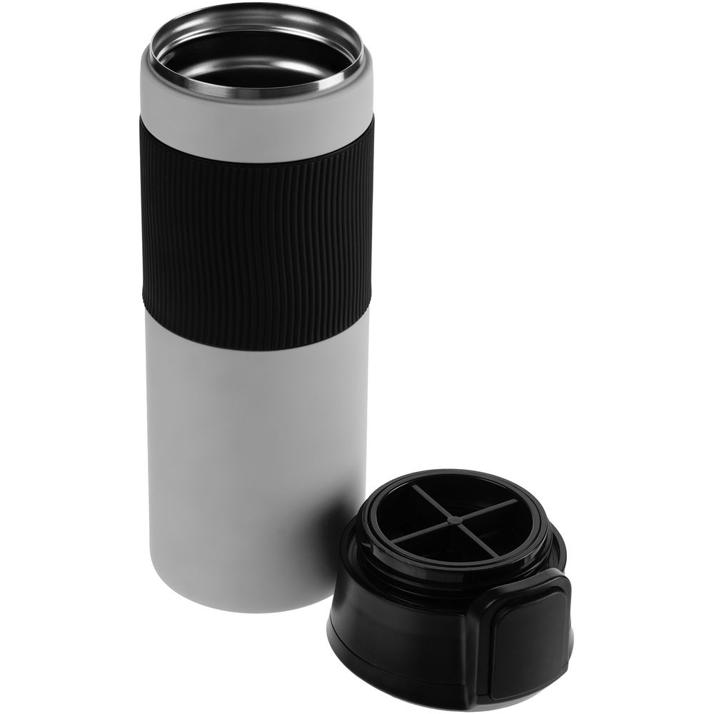 Термостакан Tralee XL, серый-3