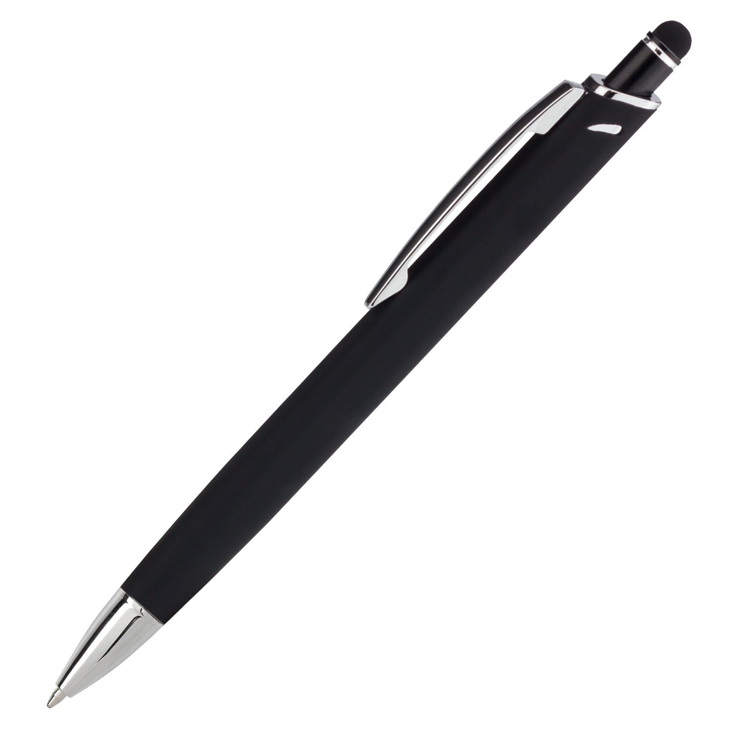 Шариковая ручка Quattro, черная-0