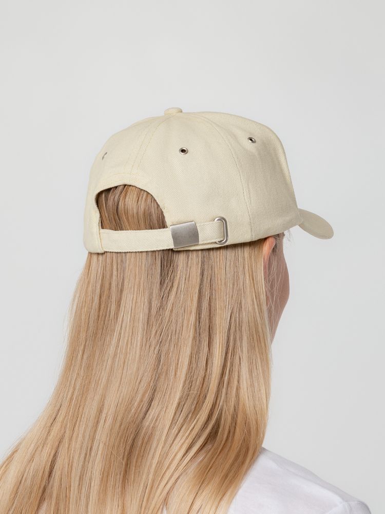 Бейсболка Standard, бежевая-7