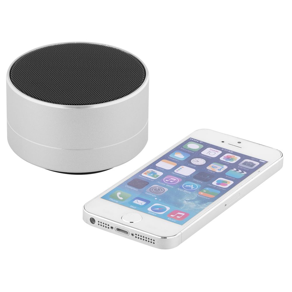 Беспроводная колонка Easy, серебристая-4