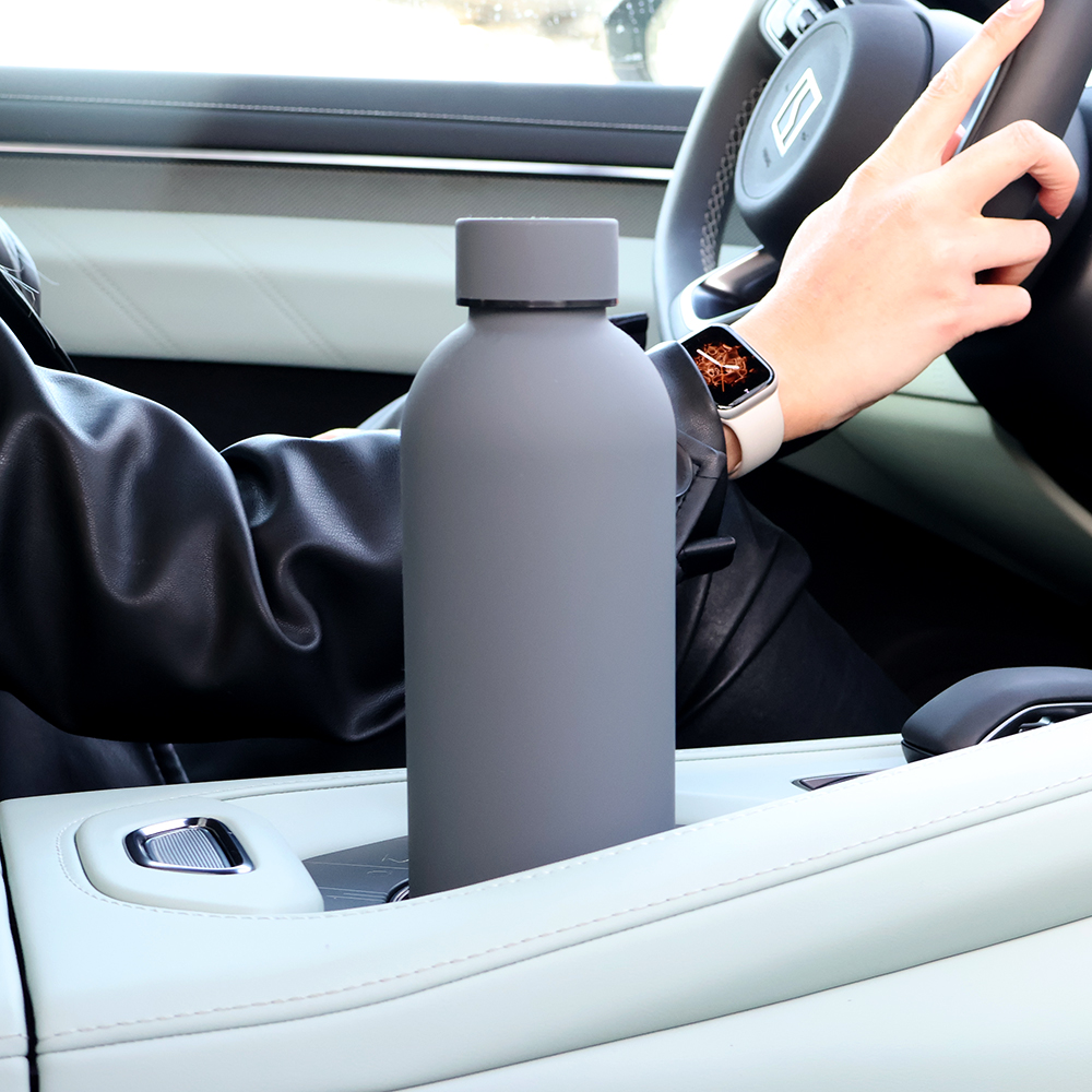 Термобутылка Perfecto софт-тач, Серый-4