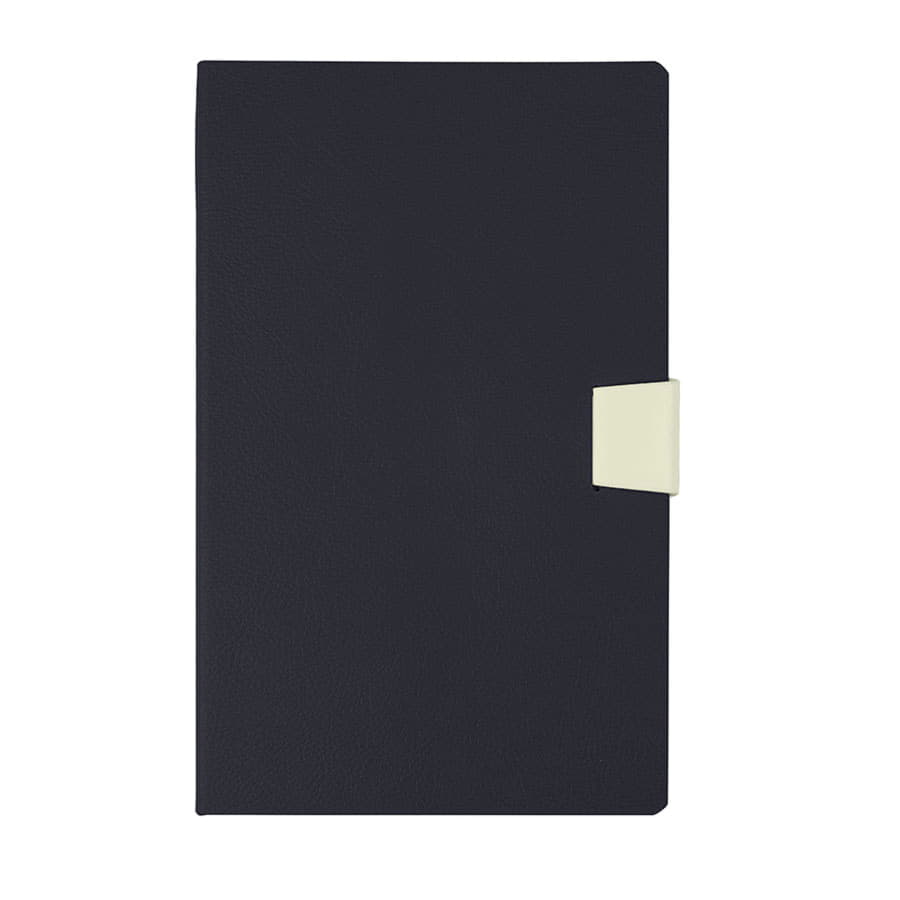 Ежедневник недатированный CANDY, формат А5, блок в клетку, темно-синий-1