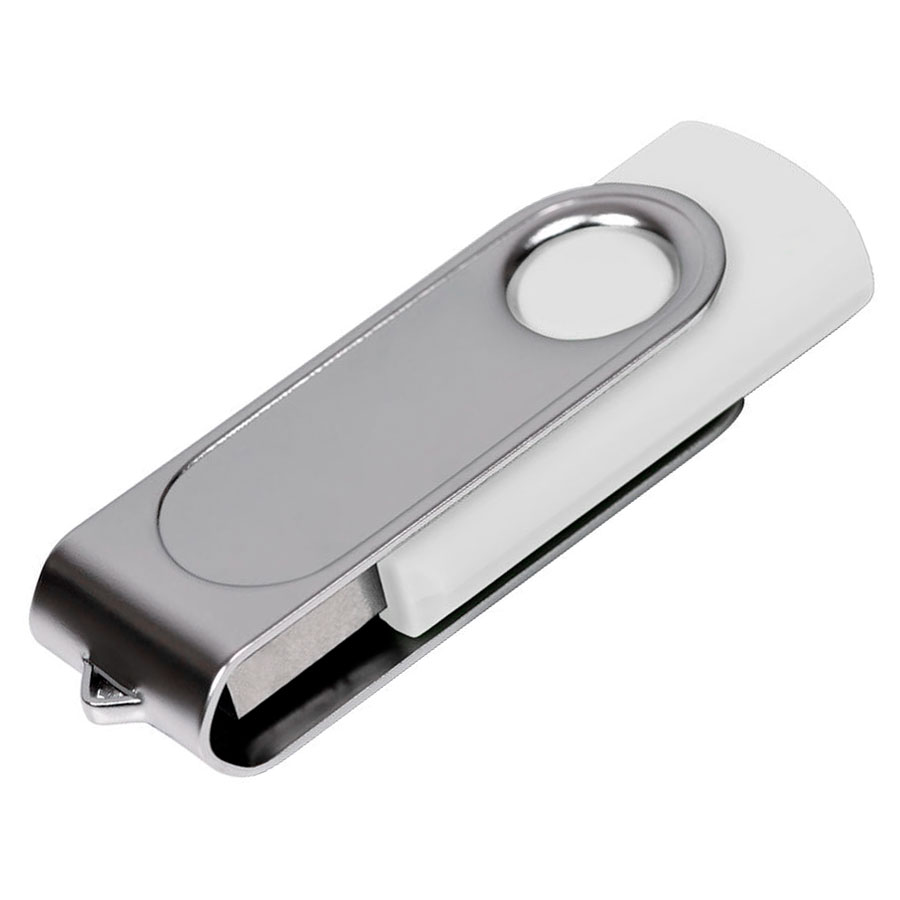 USB flash-карта "Dropex" (8Гб), белый, серебристый-0