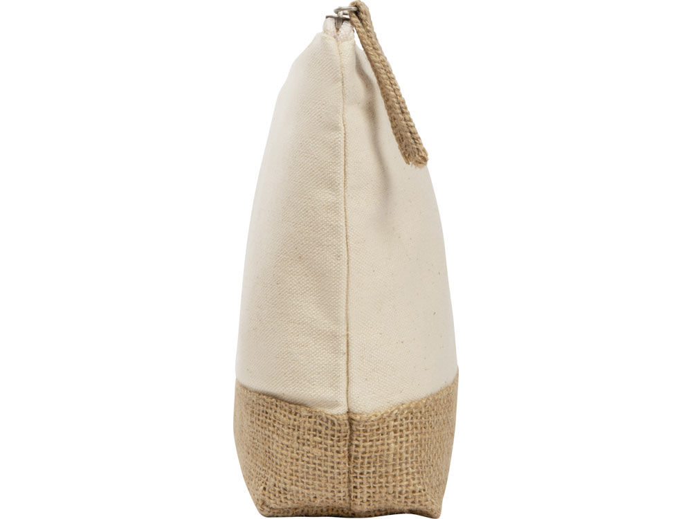 Косметичка Jute из хлопка и джута, натуральный-3