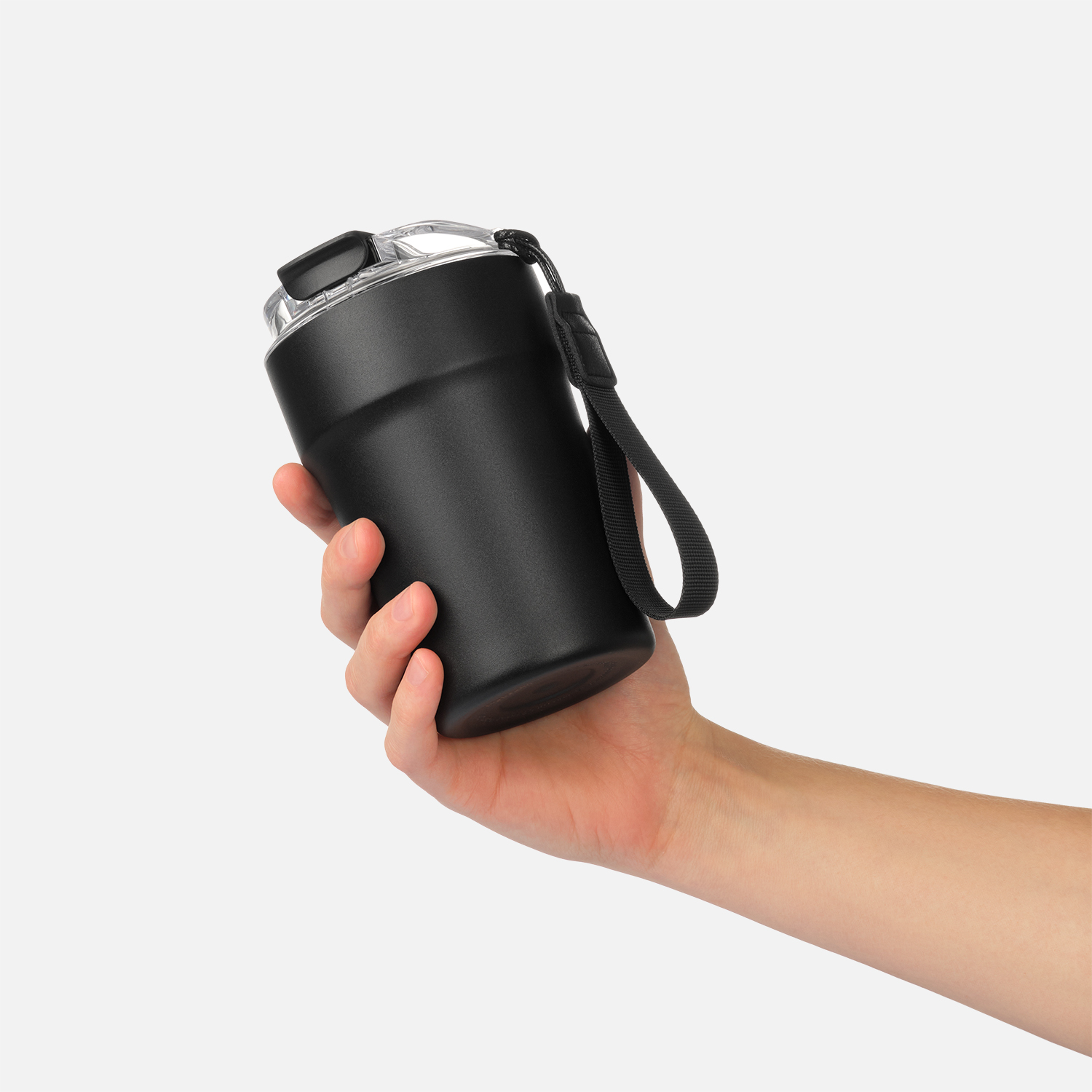 Термокружка вакуумная Monaco, черная-7