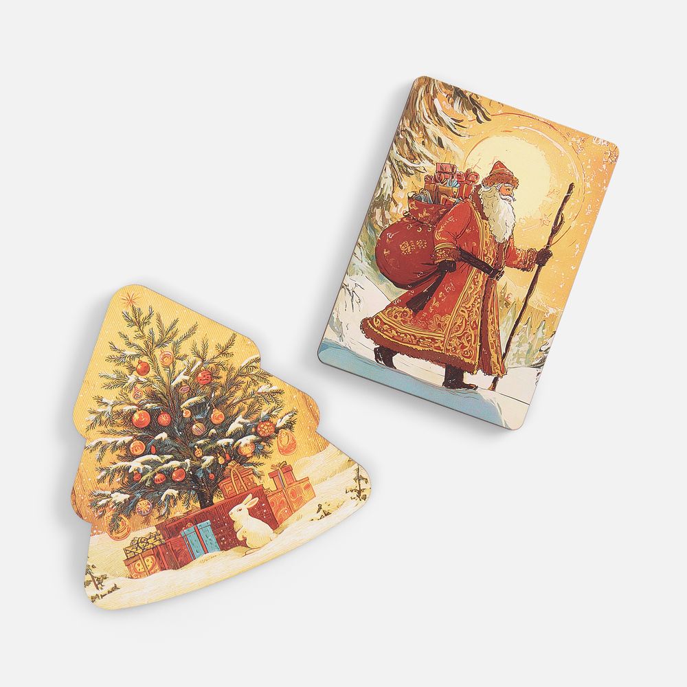 Пазл фигурный «Дед Мороз»-3