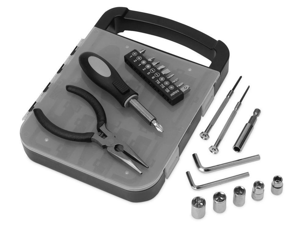 Набор инструментов в пластиковом кейсе Fixit-1
