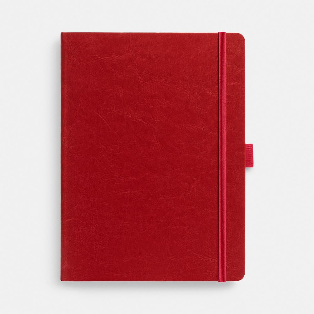 Еженедельник Lucky, недатированный, красный-0