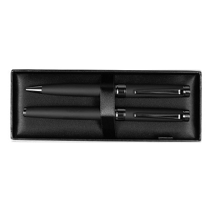 Набор ручек Diplomat в подарочной коробке, Черный-1