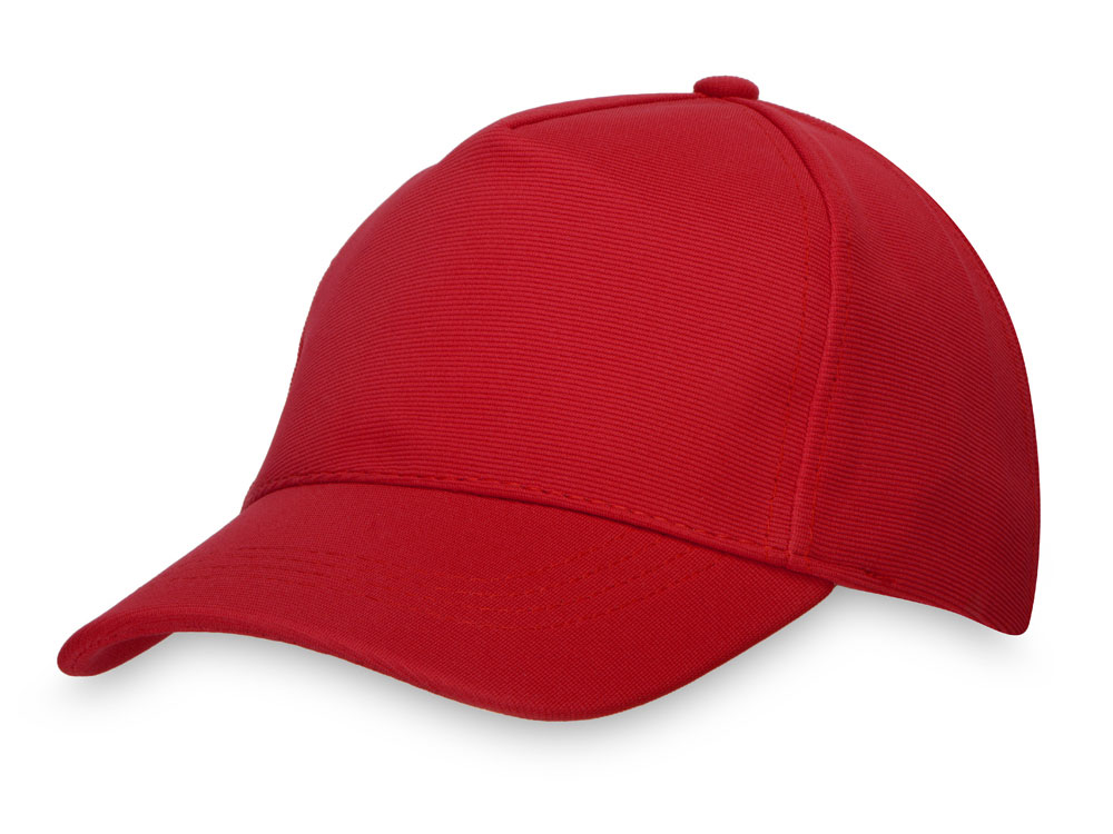 Бейсболка из структурной ткани Fargo, красный-3