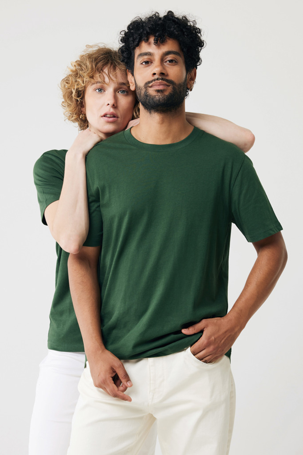 Футболка Iqoniq Brett из переработанного хлопка AWARE™, унисекс, 180 г/м²-11