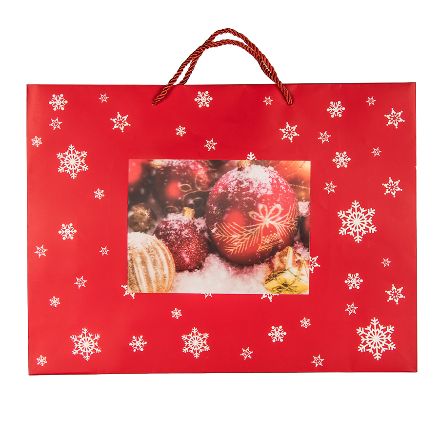 Пакет малый  RED WONDER размер 32 x 27 x 11 см, , красный-0