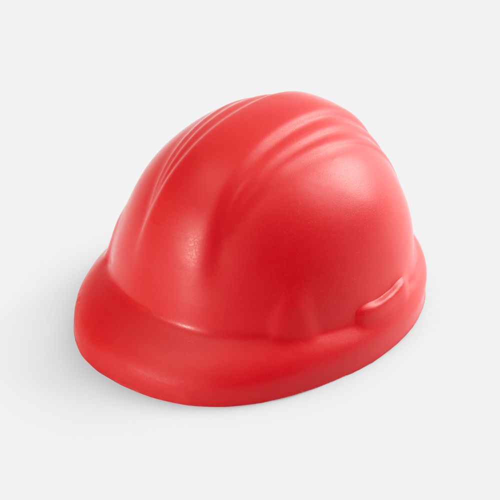 Антистресс «Каска», красный-0