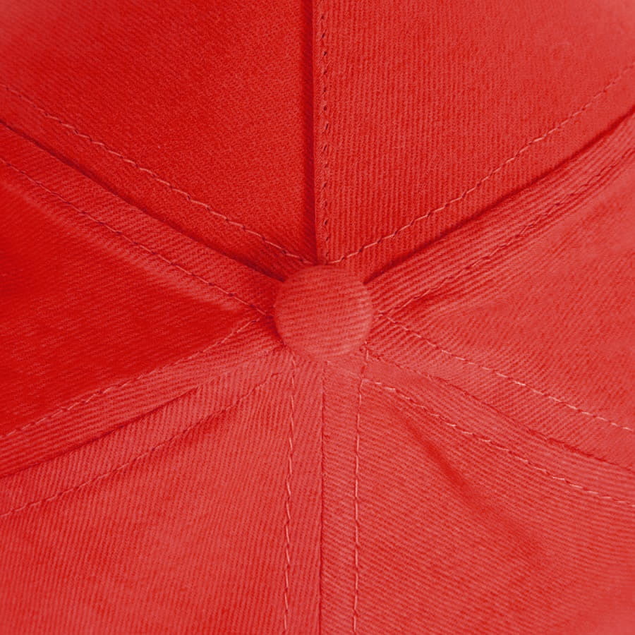 Бейсболка STANDARD, 5 клиньев, металлическая застежка, ярко-красный-5