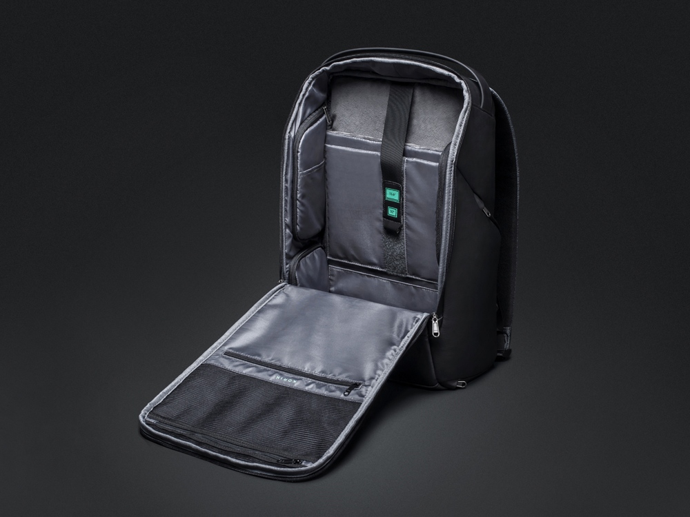 Антикражный рюкзак FlexPackPro для ноутбука 15.6, серый/черный-6