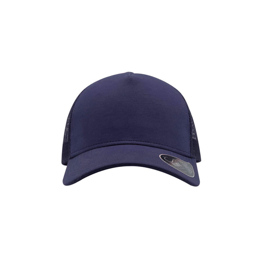 Бейсболка RAPPER JERSEY, 5 клиньев, пластиковая застежка, темно-синий-3