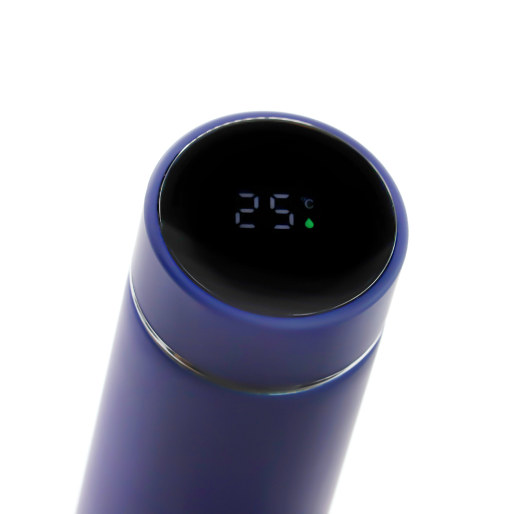 Термос Indy софт-тач, Синий-2