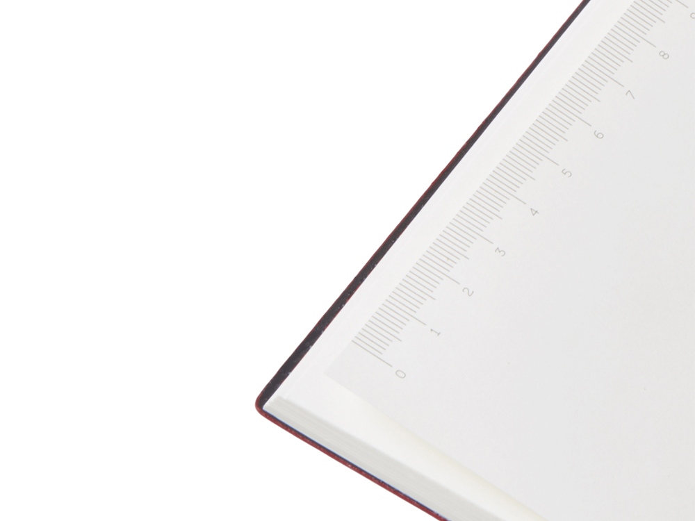 Блокнот А5 Bradbury, гибкая обложка, 80 листов 80 гр/м2 FSC бумага, красный-5