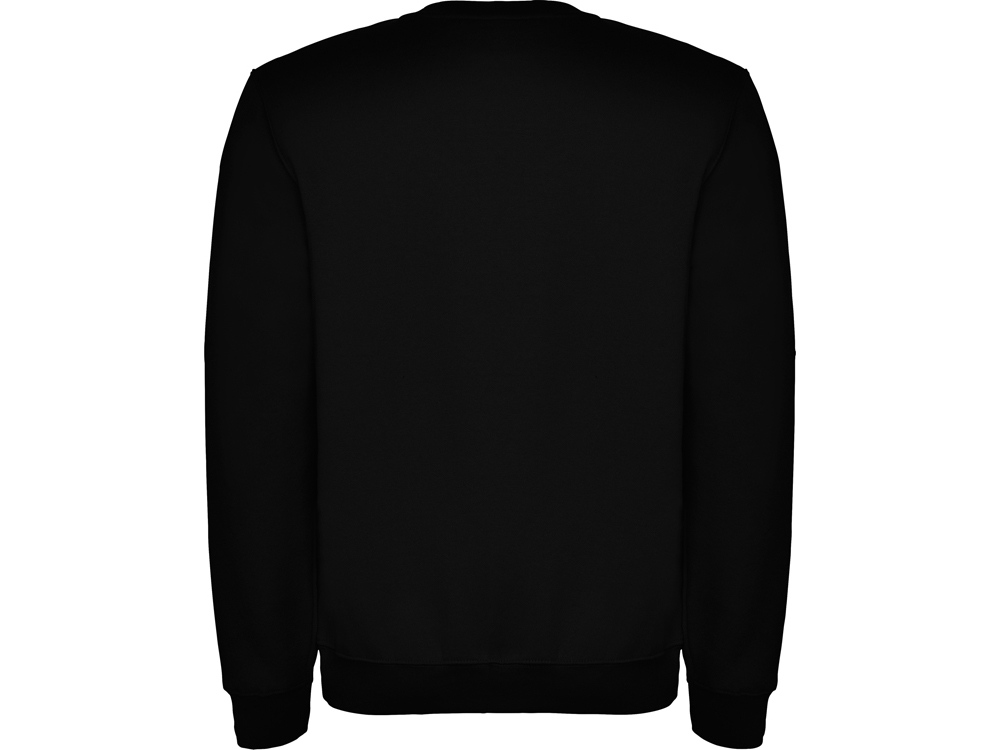 Свитшот с начесом Clasica унисекс, черный-1