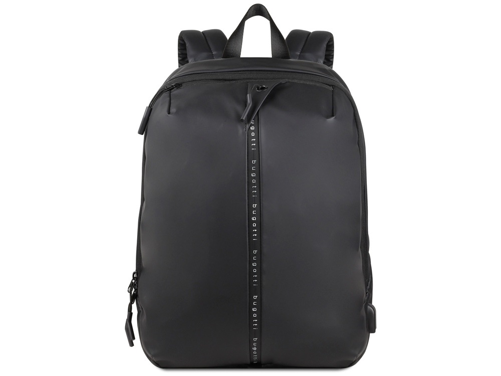 Рюкзак BUGATTI Blanc 15'', чёрный, тарпаулин/полиэстер, 32х15,5х45 см-1