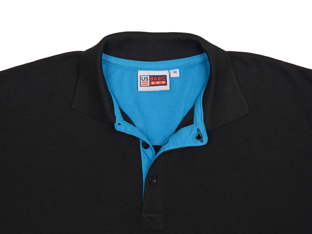 Рубашка поло Solo мужская, аква-3