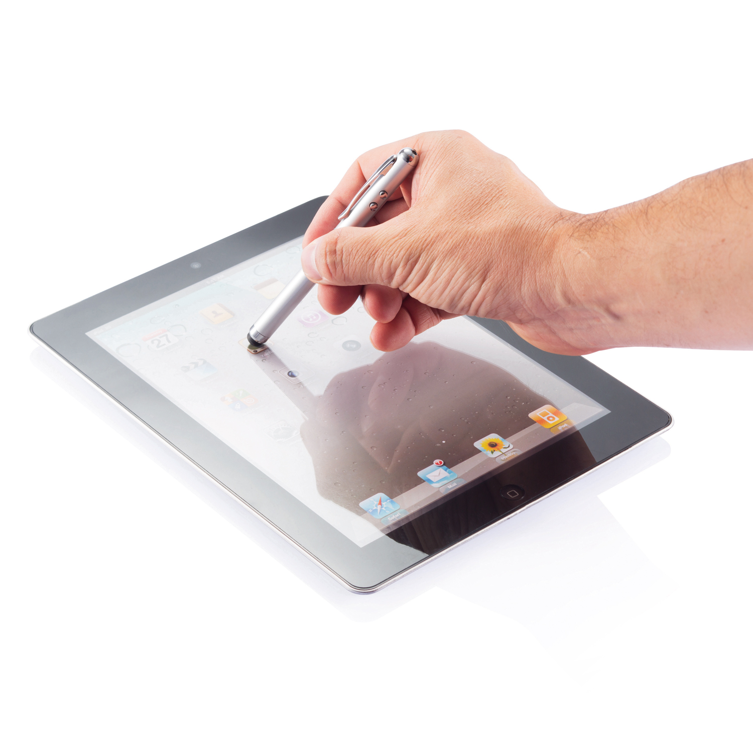 Ручка-стилус с фонариком и лазерной указкой 4 в 1-3