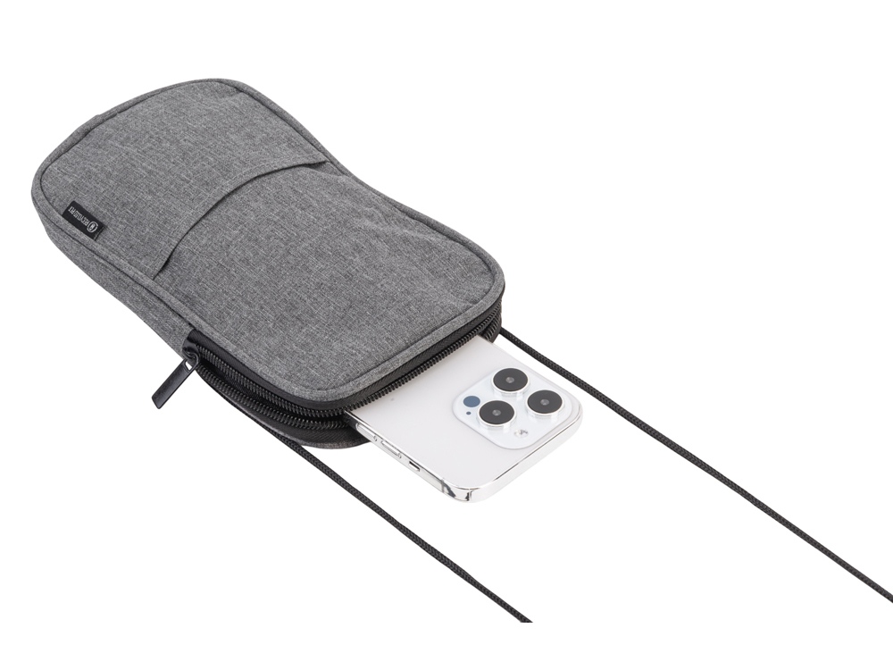 Сумка-чехол Suiper для телефона, серый меланж-7