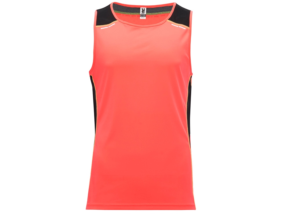 Майка Misano мужская, неоновый коралловый/черный-0